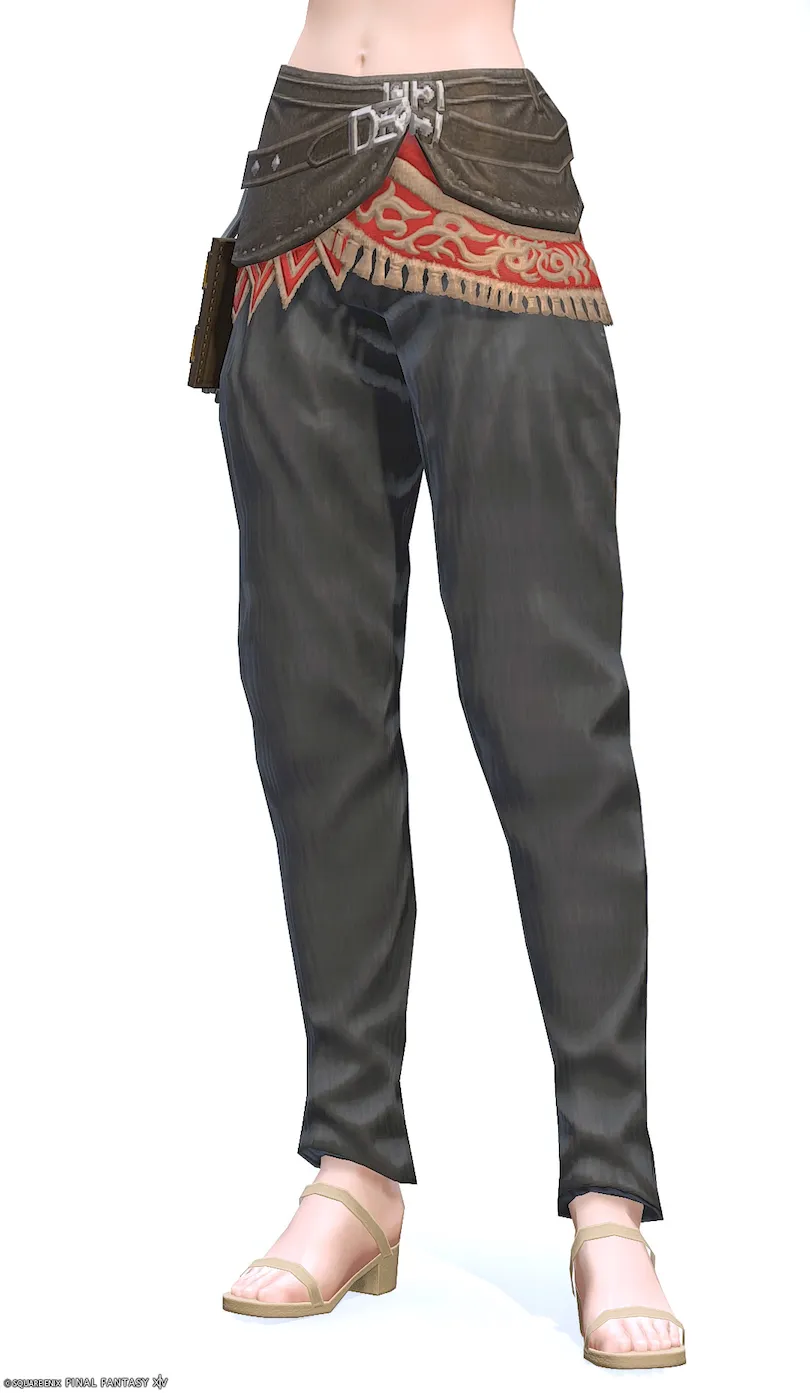 ミラプリ「ジェムソフォス・トラウザー」装備ミコッテでの見た目紹介16