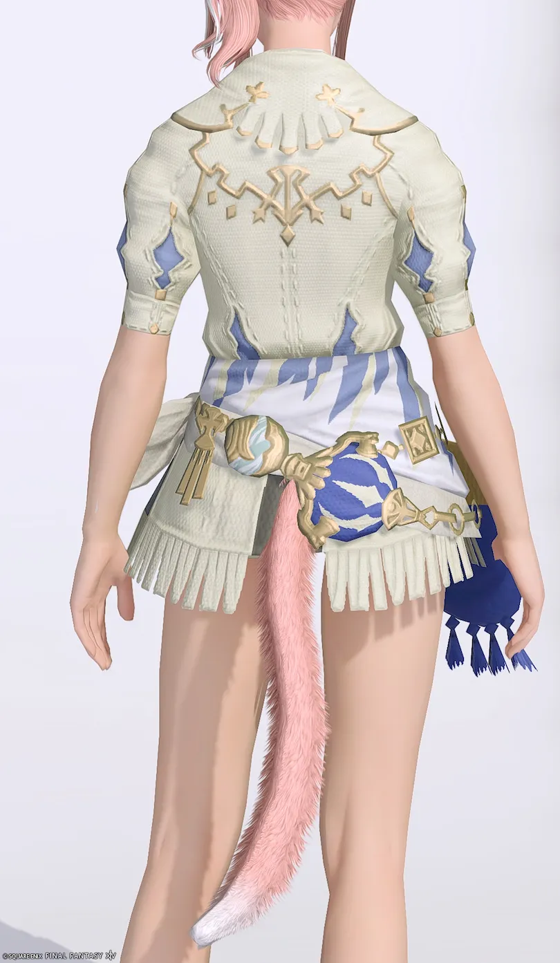 ミラプリ「ゴールドスミスダブレット」装備ミコッテでの見た目紹介9