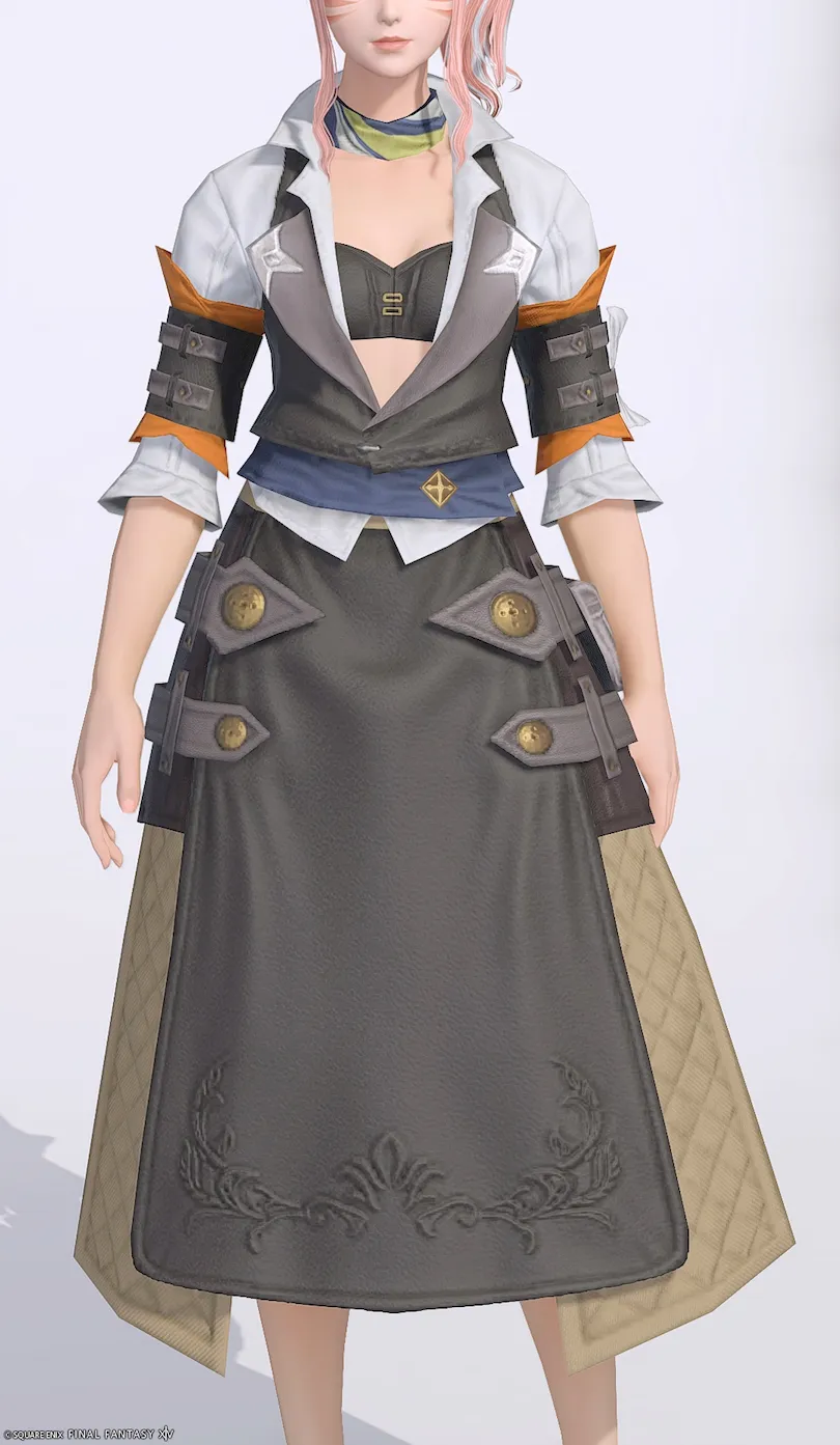 ミラプリ「ハンマーフィーンド・コスチュームエプロン」装備ミコッテでの見た目紹介8