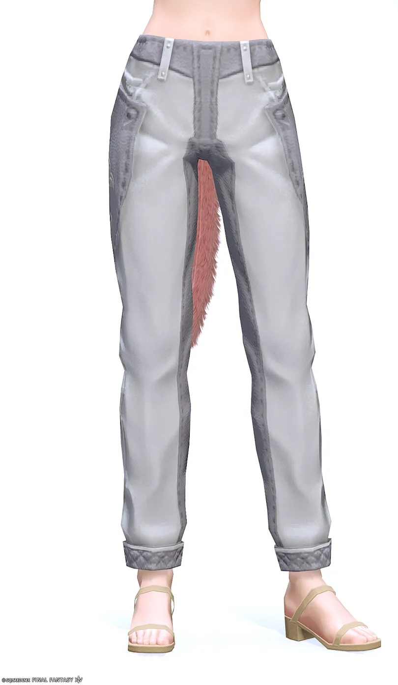 ミラプリ「ハンマーフィーンド・コスチュームトラウザー」装備ミコッテでの見た目紹介14