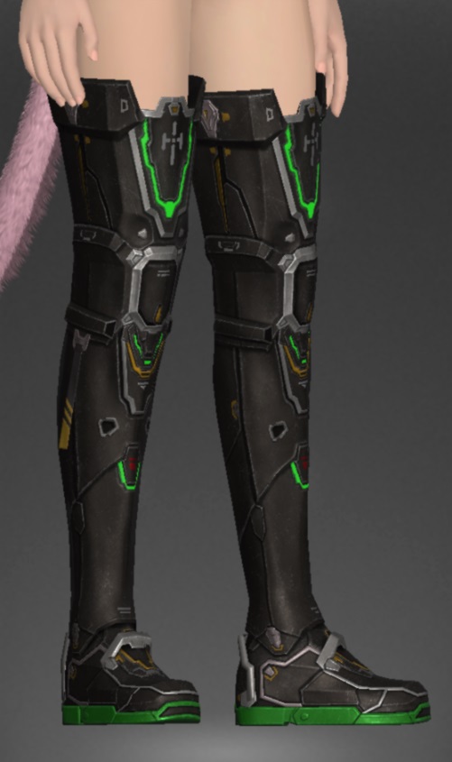 ヘビーウェイト・キャスターサバトン | FF14ミラプリ - Heavyweight Sabatons of Casting - 足甲/ブーツ