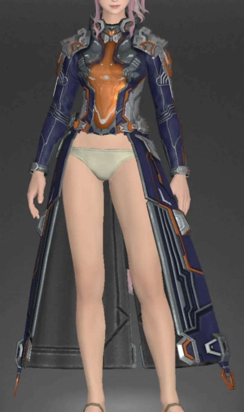 ミラプリ「ヘビーウェイト・スカウトコート」装備試着さんでの見た目紹介7