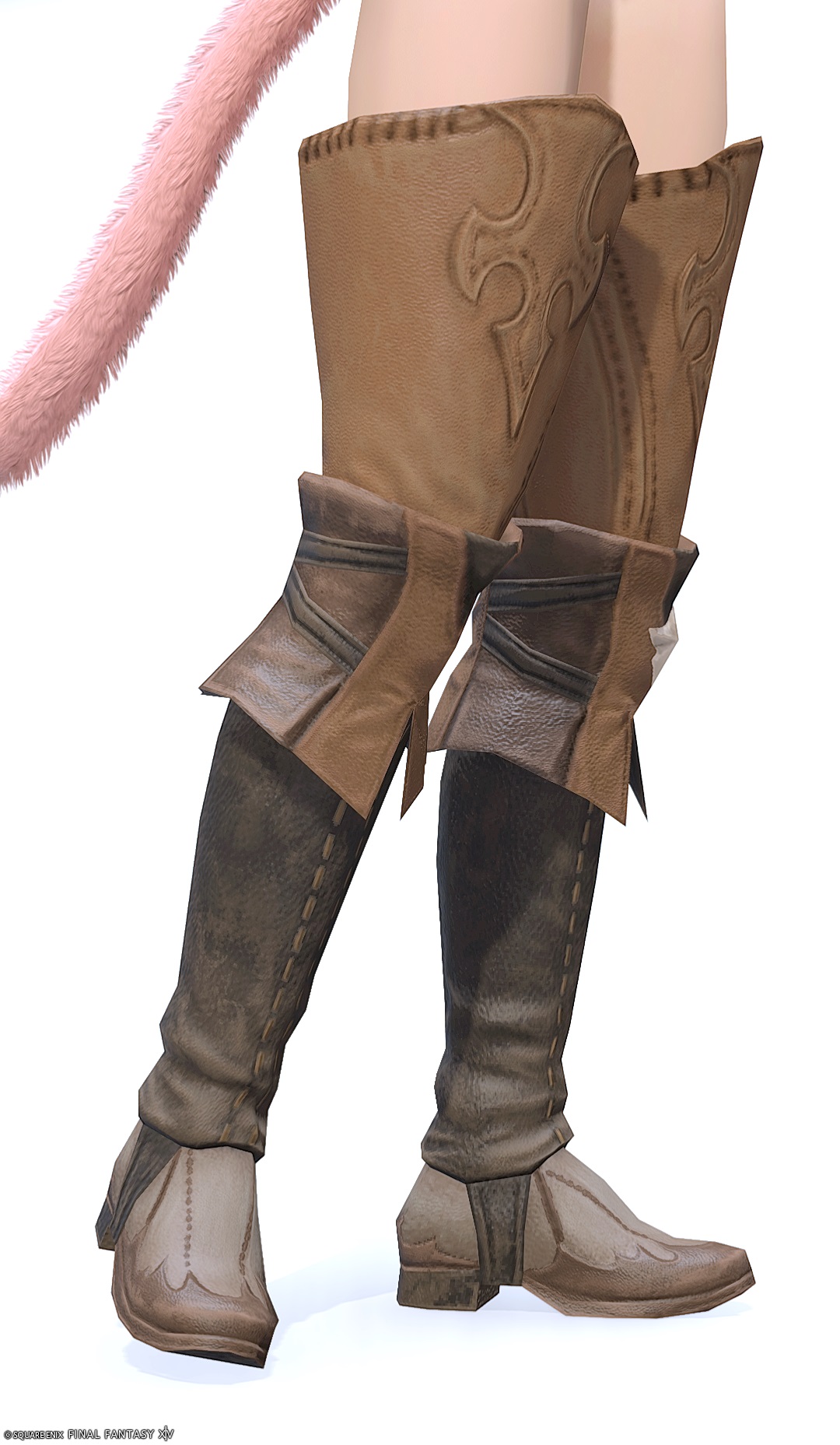 ハイドフィーンド・コスチュームサイブーツ | FF14ミラプリ - Hidefiend's Costume Thighboots - ブーツ