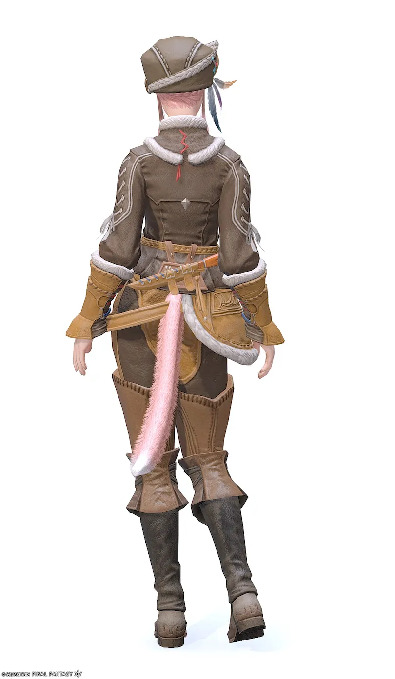 ミラプリ「ハイドフィーンド」装備ミコッテでの見た目紹介2