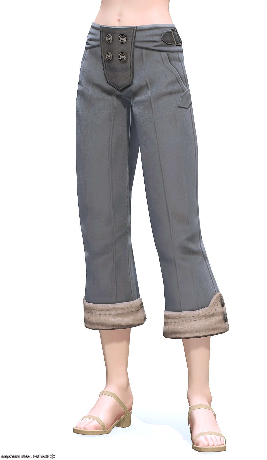 ハイドライズ・クロップドパンツ | FF14ミラプリ - Cropped Hiderise Slops - パンツ/クロップド