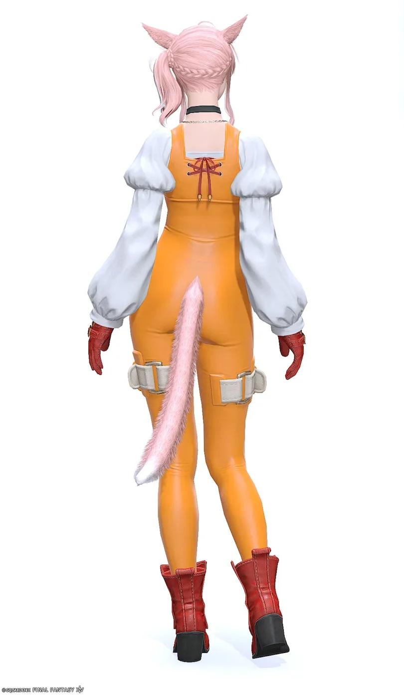 ミラプリ「ハンブル・コスチュームセット」装備ミコッテでの見た目紹介2