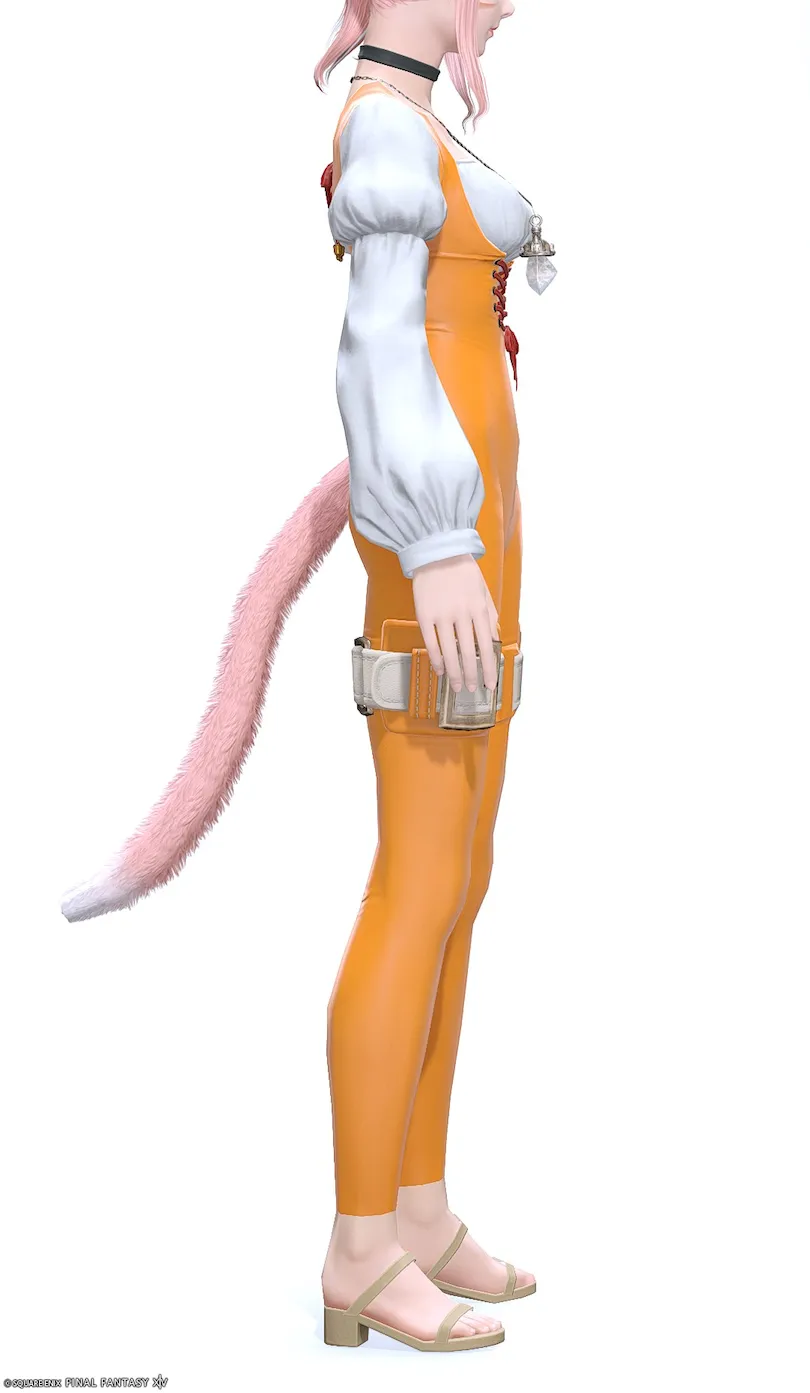 ミラプリ「ハンブル・オーバーオール」装備ミコッテでの見た目紹介4