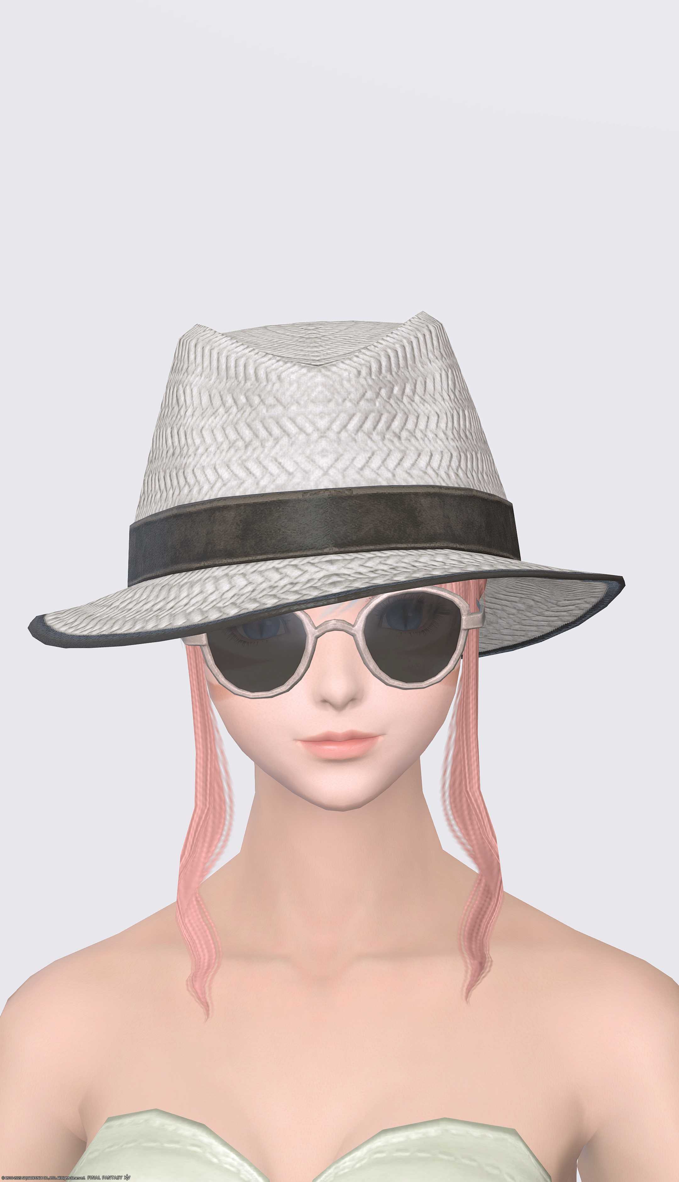 アイルリゾート・ストローハット | FF14ミラプリ - Island Resort Straw Hat - 眼鏡・サングラス/帽子/ハット