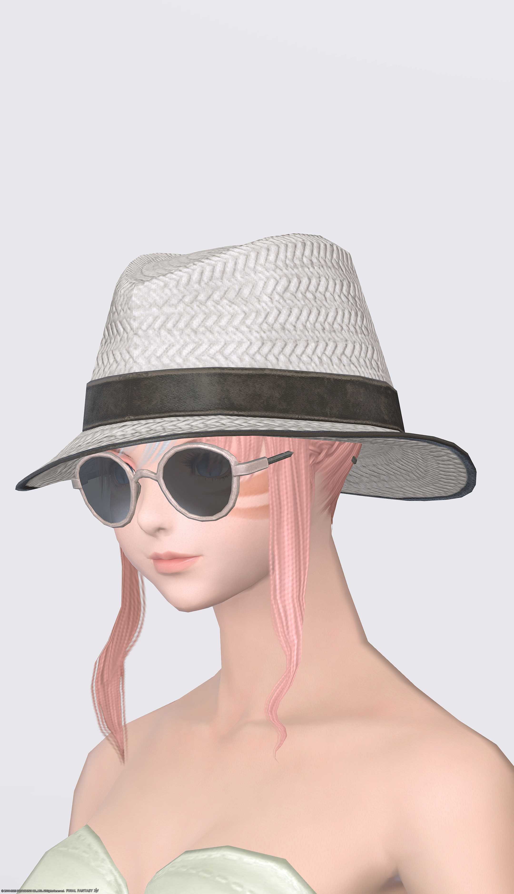アイルリゾート・ストローハット | FF14ミラプリ - Island Resort Straw Hat - 眼鏡・サングラス/帽子/ハット