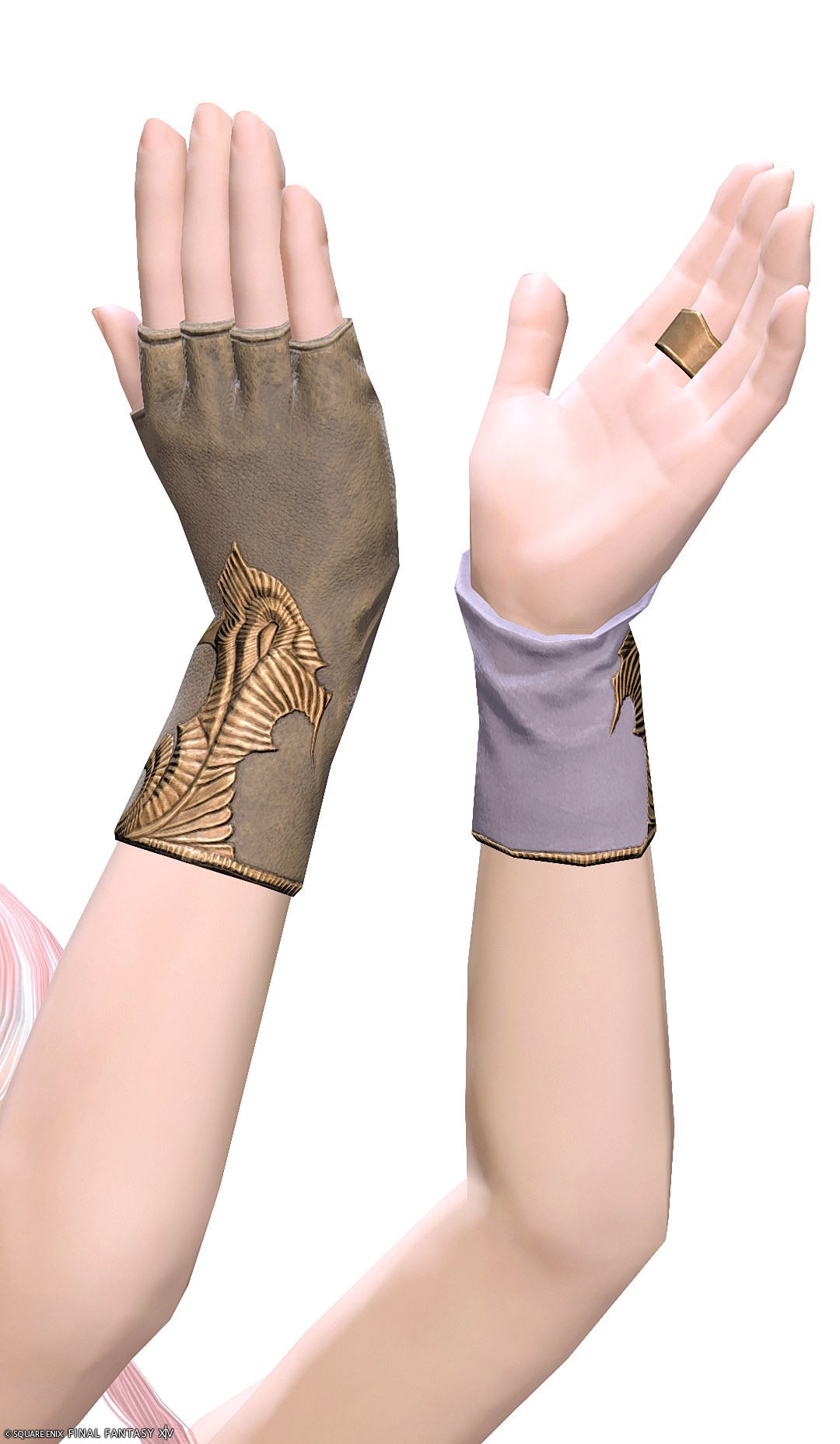 リックス・フィンガレスグローブ | FF14ミラプリ - Lix Fingerless Gloves - 指輪/手袋/フィンガレス