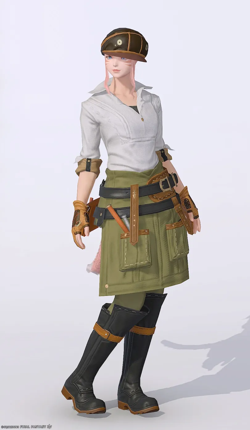 【FF14】木工師AF4装備👗各種族での見た目・入手方法【ミルフィーンド】