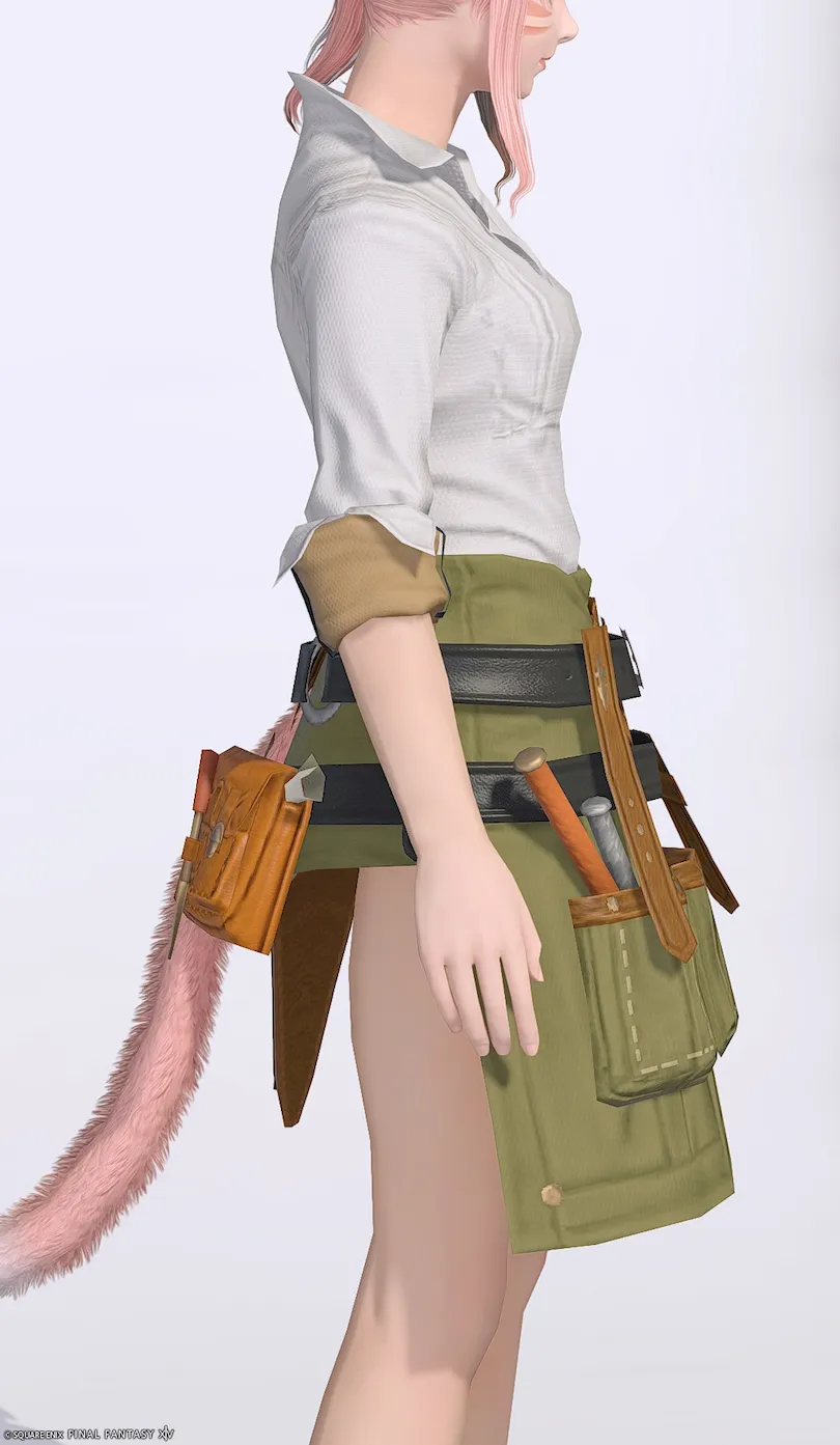 ミラプリ「ミルフィーンド・コスチュームエプロン」装備ミコッテでの見た目紹介8