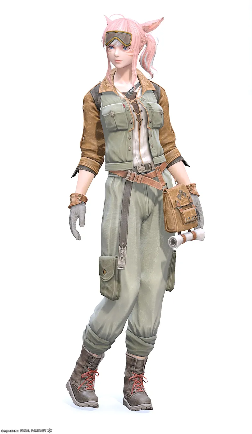 【FF14】木工師AF6装備👗各種族での見た目・入手方法【ミルライズ】