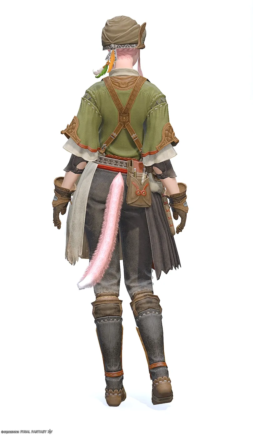 ミラプリ「ミルソフォス」装備ミコッテでの見た目紹介2