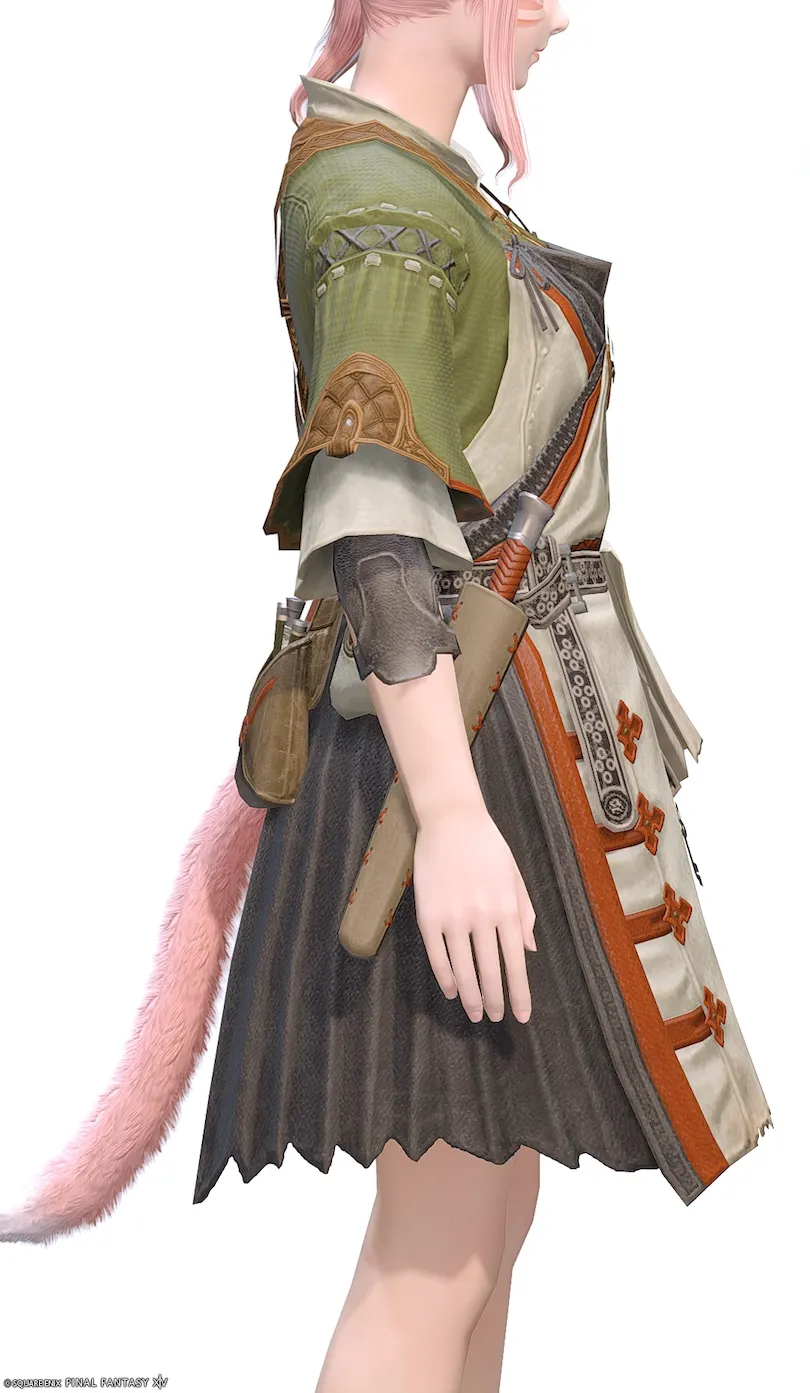 ミラプリ「ミルソフォス・エプロン」装備ミコッテでの見た目紹介8