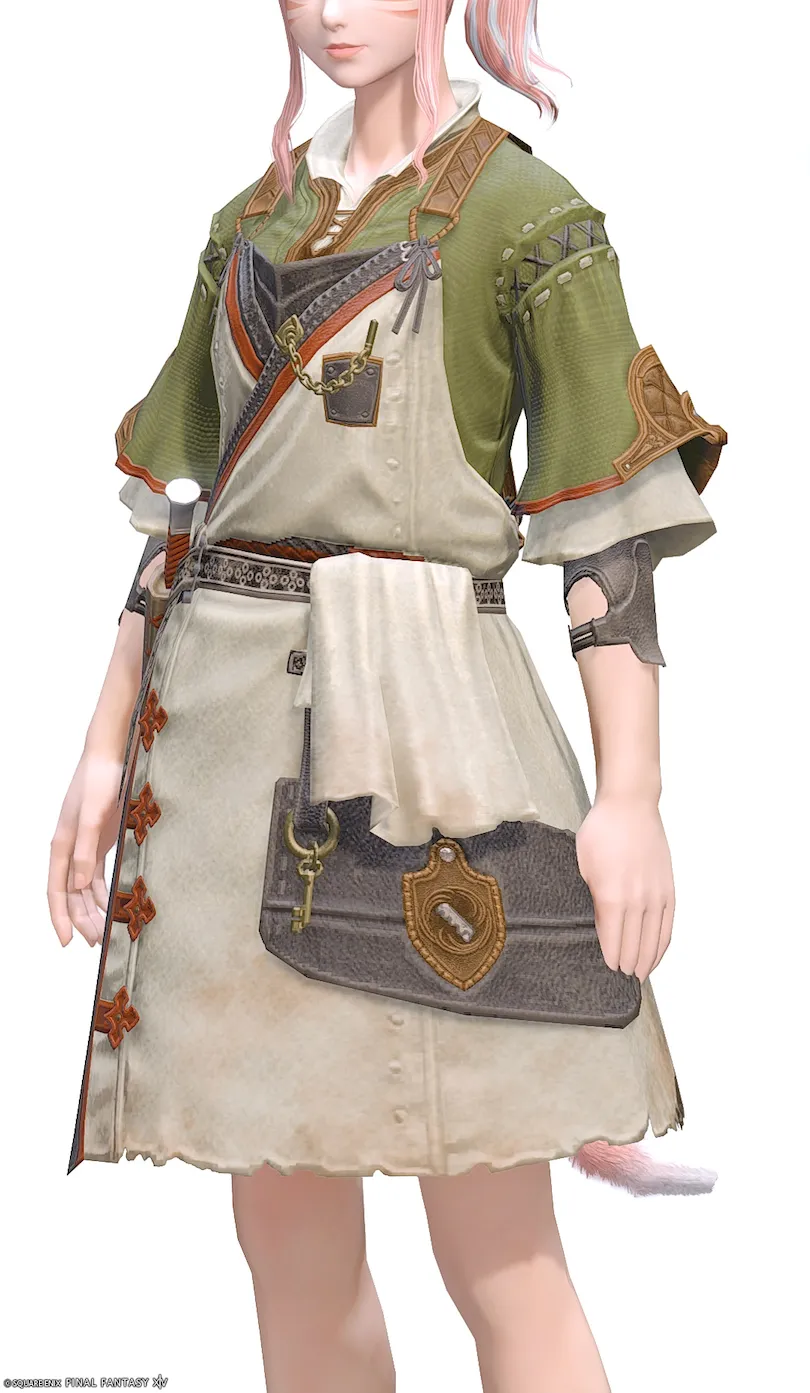 ミラプリ「ミルソフォス・エプロン」装備ミコッテでの見た目紹介10