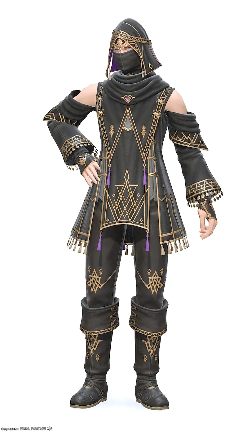 【FF14】ミストウェイク・キャスター（黒魔道士・召喚士・赤魔道士・ピクトマンサー・青魔道士）装備の見た目