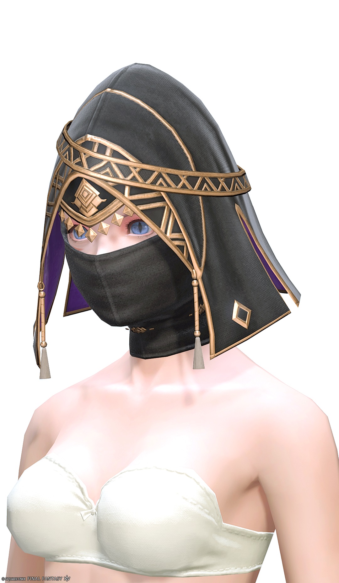 ミストウェイク・キャスターフード | FF14ミラプリ - Mistwake Hood of Casting - マスク/フード