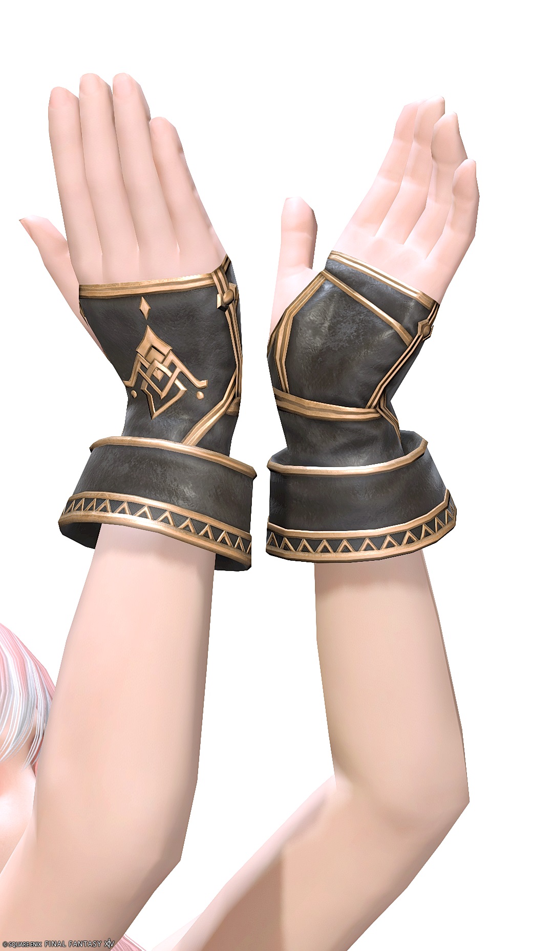 ミストウェイク・キャスターリストラップ | FF14ミラプリ - Mistwake Wristwraps of Casting - 手袋/フィンガレス