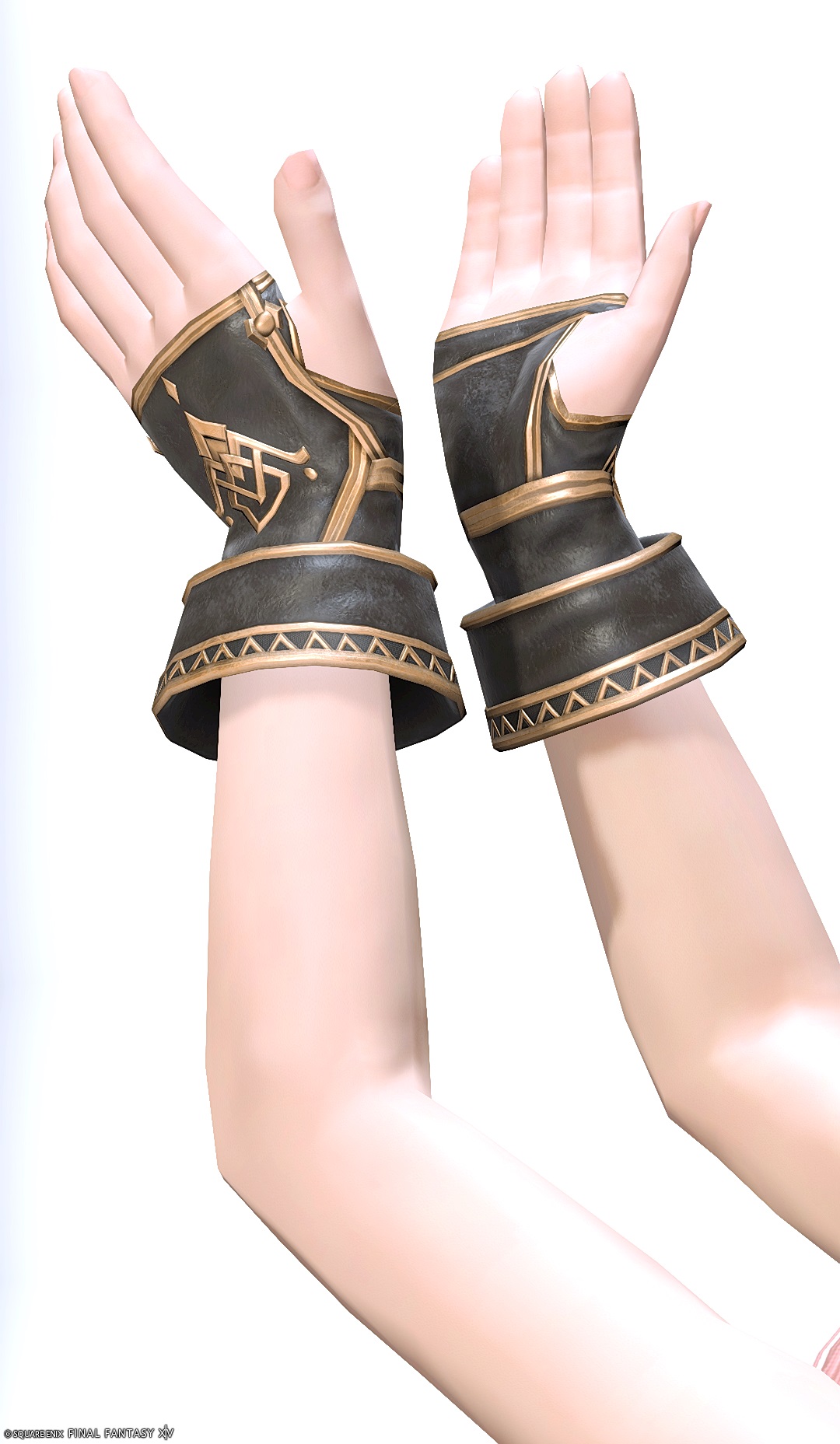 ミストウェイク・キャスターリストラップ | FF14ミラプリ - Mistwake Wristwraps of Casting - 手袋/フィンガレス