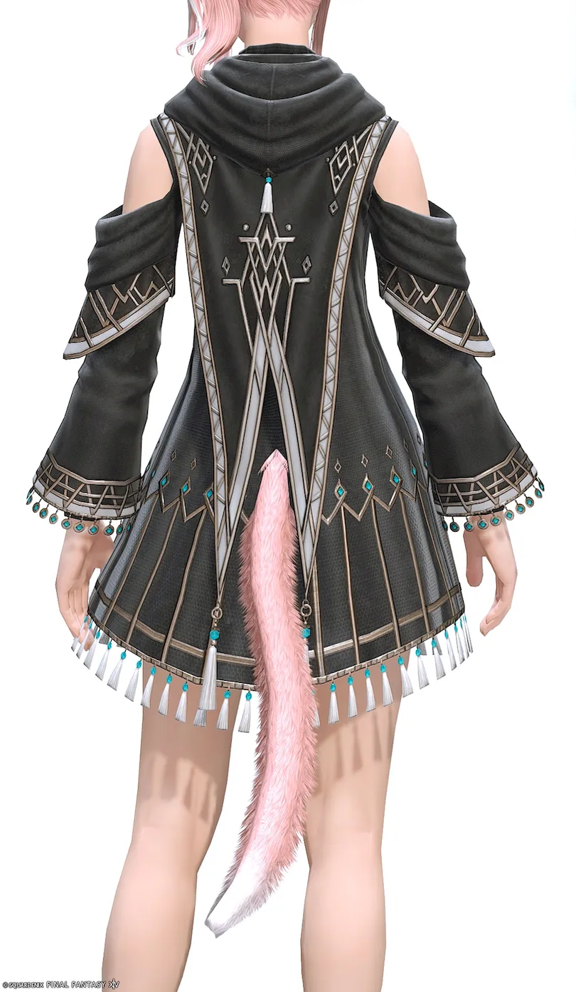 ミラプリ「ミストウェイク・ヒーラーハーフローブ」装備ミコッテでの見た目紹介9