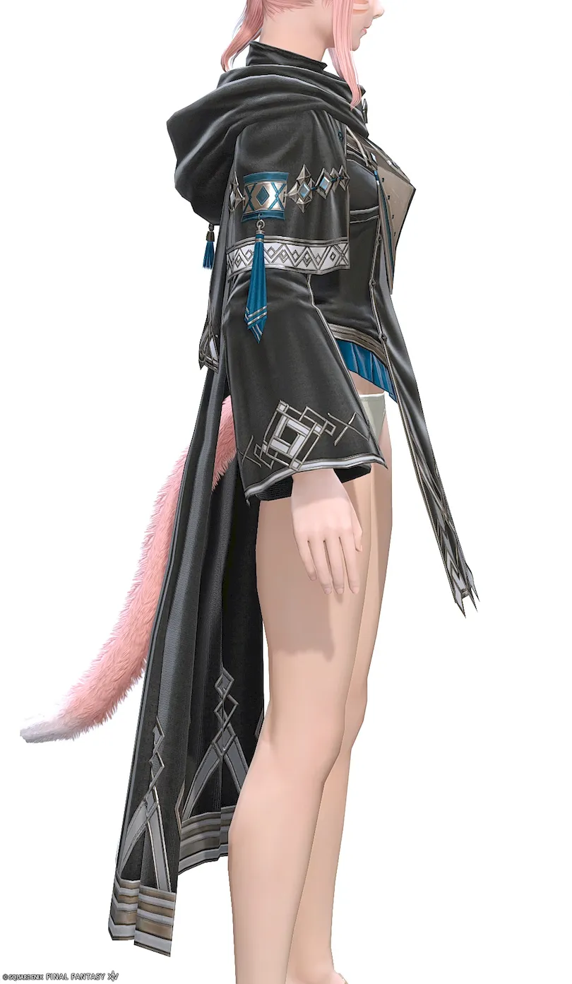 ミラプリ「ミストウェイク・スレイヤーチェストピース」装備ミコッテでの見た目紹介8