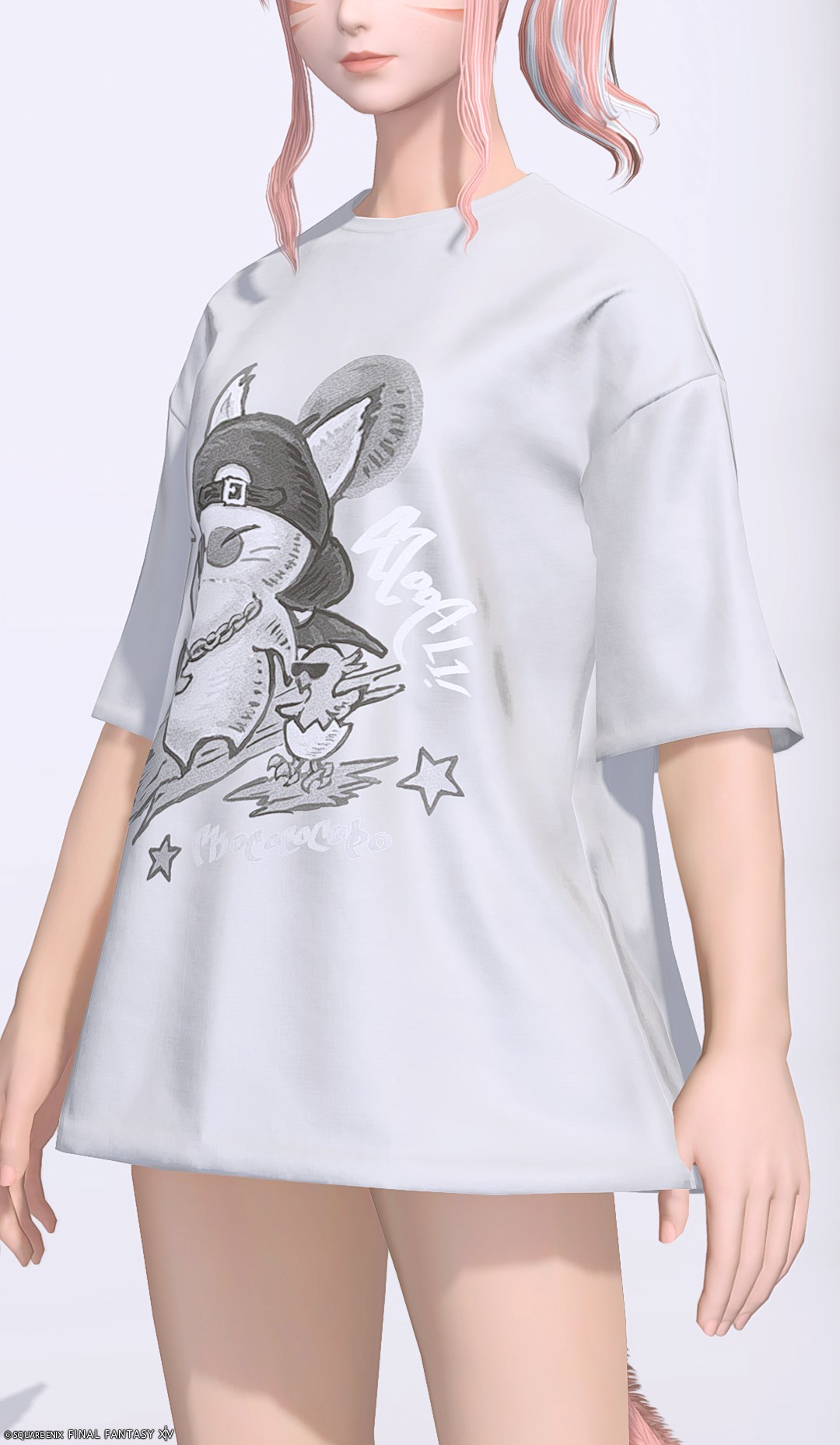 モーグリ・デイリーチュニック:オーバーサイズ | FF14ミラプリ - Oversized Moogle Neotunic - シャツ
