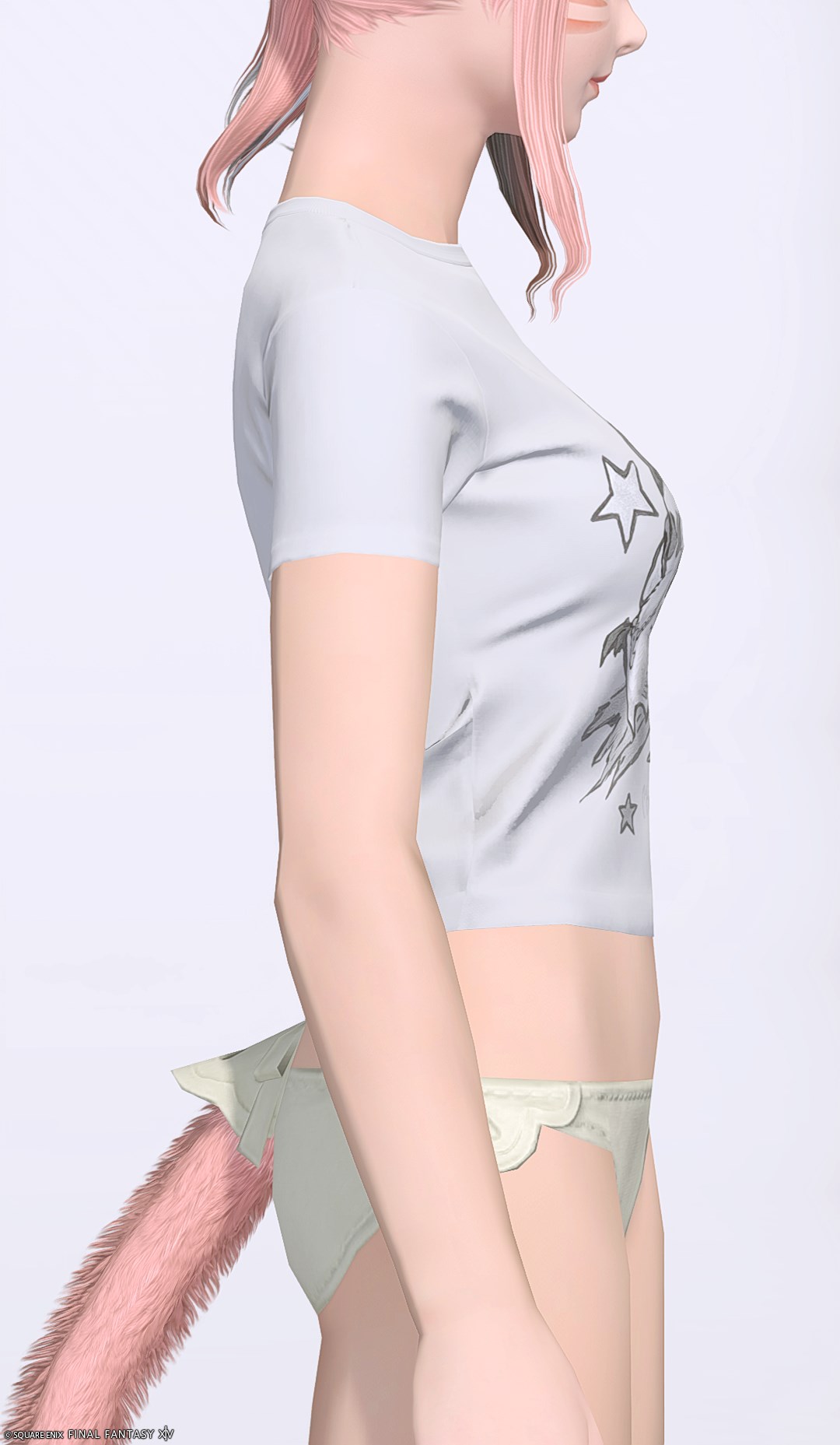 モーグリ・デイリーチュニック:タイトサイズ | FF14ミラプリ - Form-fitting Moogle Neotunic - シャツ