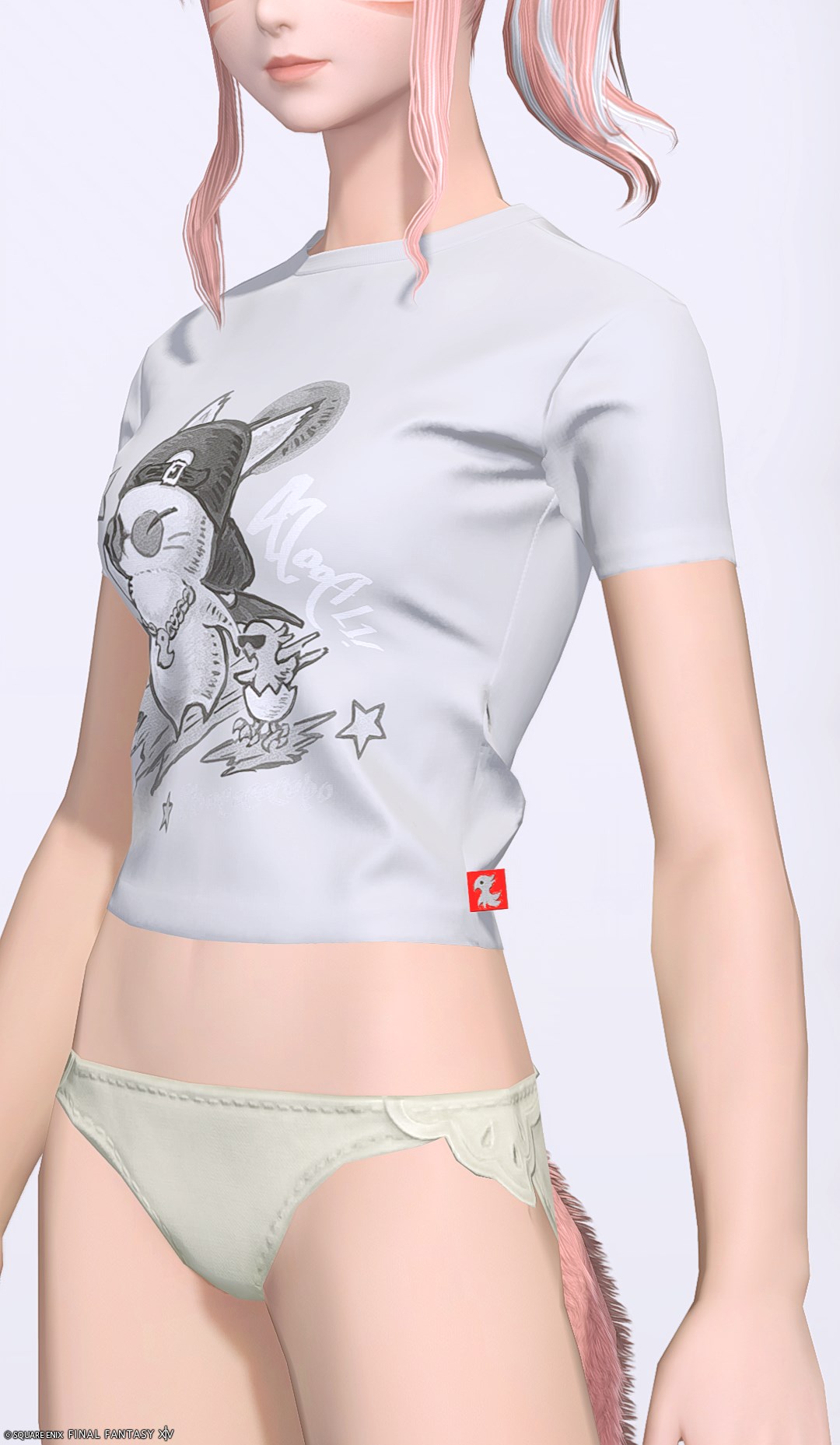 モーグリ・デイリーチュニック:タイトサイズ | FF14ミラプリ - Form-fitting Moogle Neotunic - シャツ