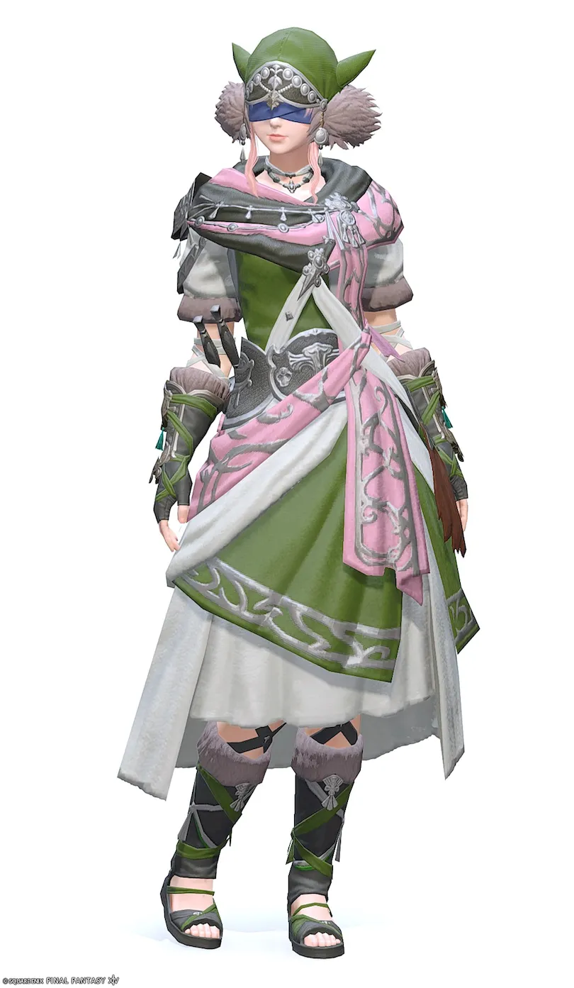 【FF14】オルコクロマイト・ヒーラー装備👗各種族での見た目・入手方法【レベル90製作装備】