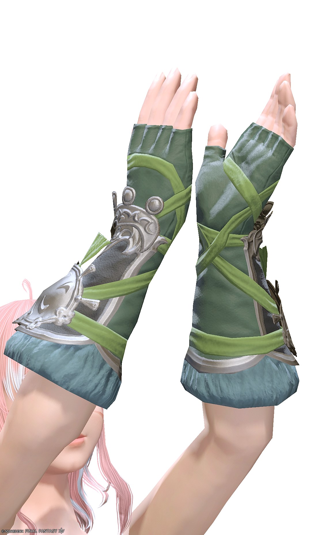 シルバリオ・スカウトフィンガレスグローブ | FF14ミラプリ - Loboskin Fingerless Gloves of Scouting - 手袋/フィンガレス