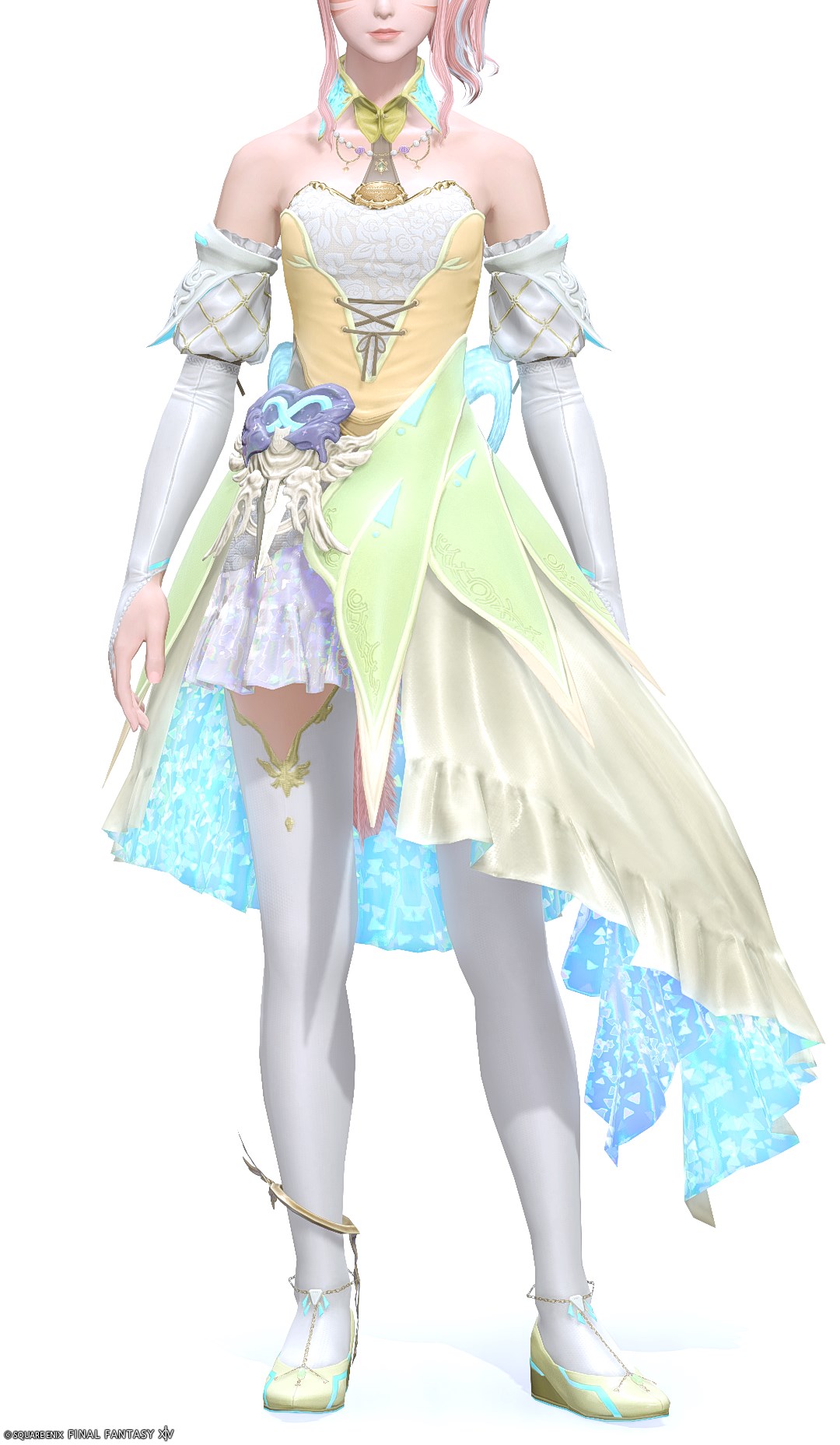 ネオクイーン・ドレス | FF14ミラプリ - Neo Queen's Dress - ワンピース・ドレス/オールインワン/アームドレス付き