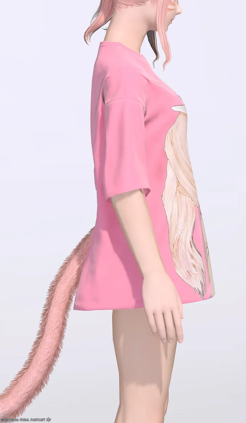 ミラプリ「ウララ・デイリーチュニック:オーバーサイズ」装備ミコッテでの見た目紹介10