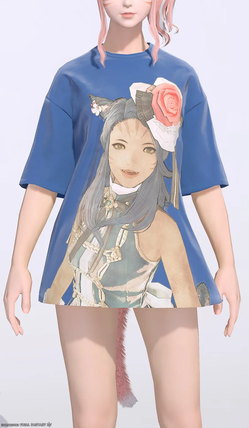 ミラプリ「マシャ・デイリーチュニック:オーバーサイズ」装備ミコッテでの見た目紹介13