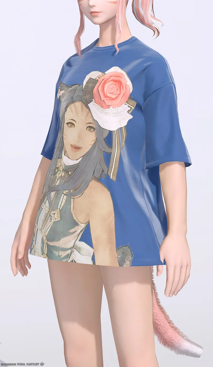 ミラプリ「マシャ・デイリーチュニック:オーバーサイズ」装備ミコッテでの見た目紹介16