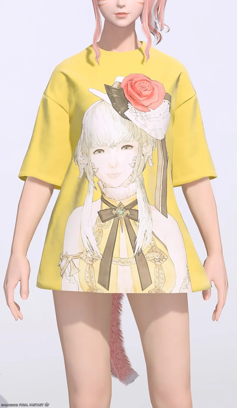 ミラプリ「ナルミ・デイリーチュニック:オーバーサイズ」装備ミコッテでの見た目紹介17