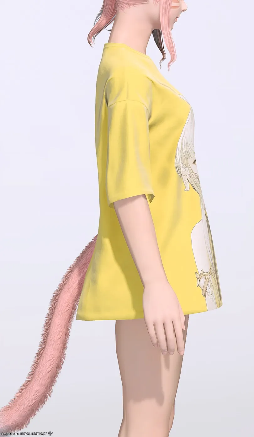 ミラプリ「ナルミ・デイリーチュニック:オーバーサイズ」装備ミコッテでの見た目紹介18