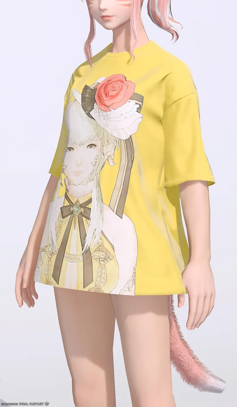 ミラプリ「ナルミ・デイリーチュニック:オーバーサイズ」装備ミコッテでの見た目紹介20