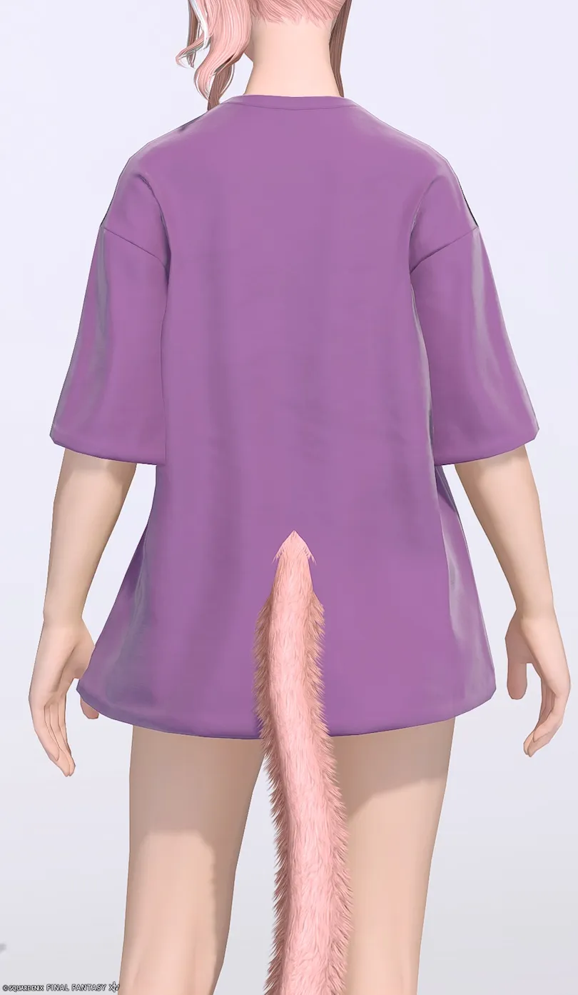 ミラプリ「ピコット・デイリーチュニック:オーバーサイズ」装備ミコッテでの見た目紹介23