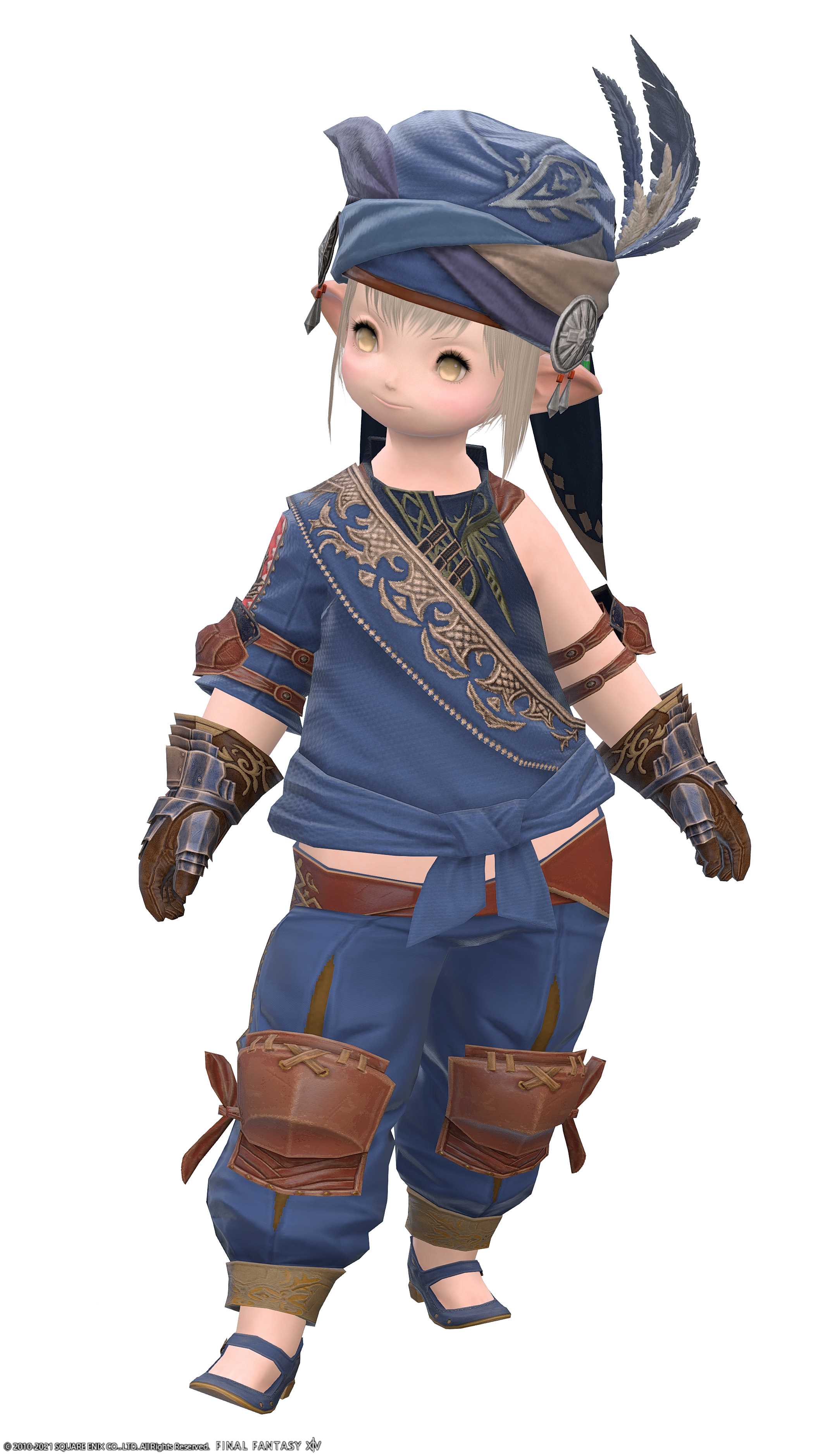 【FF14】パーラカ・ストライカー(モンク・侍)装備の見た目