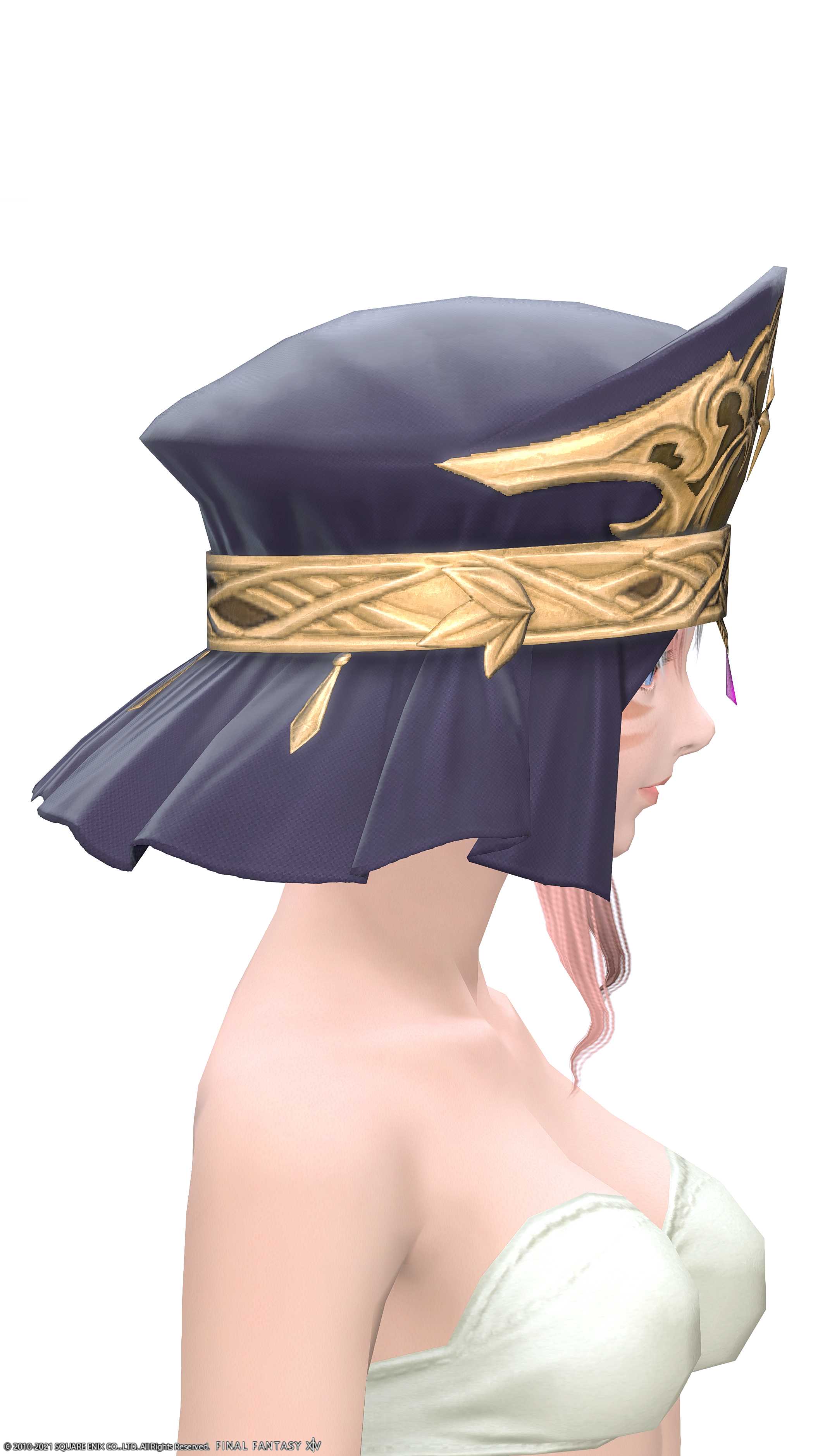 パンテオン・キャスターハット | FF14ミラプリ - Panthean Hat of Casting - 帽子/その他帽子