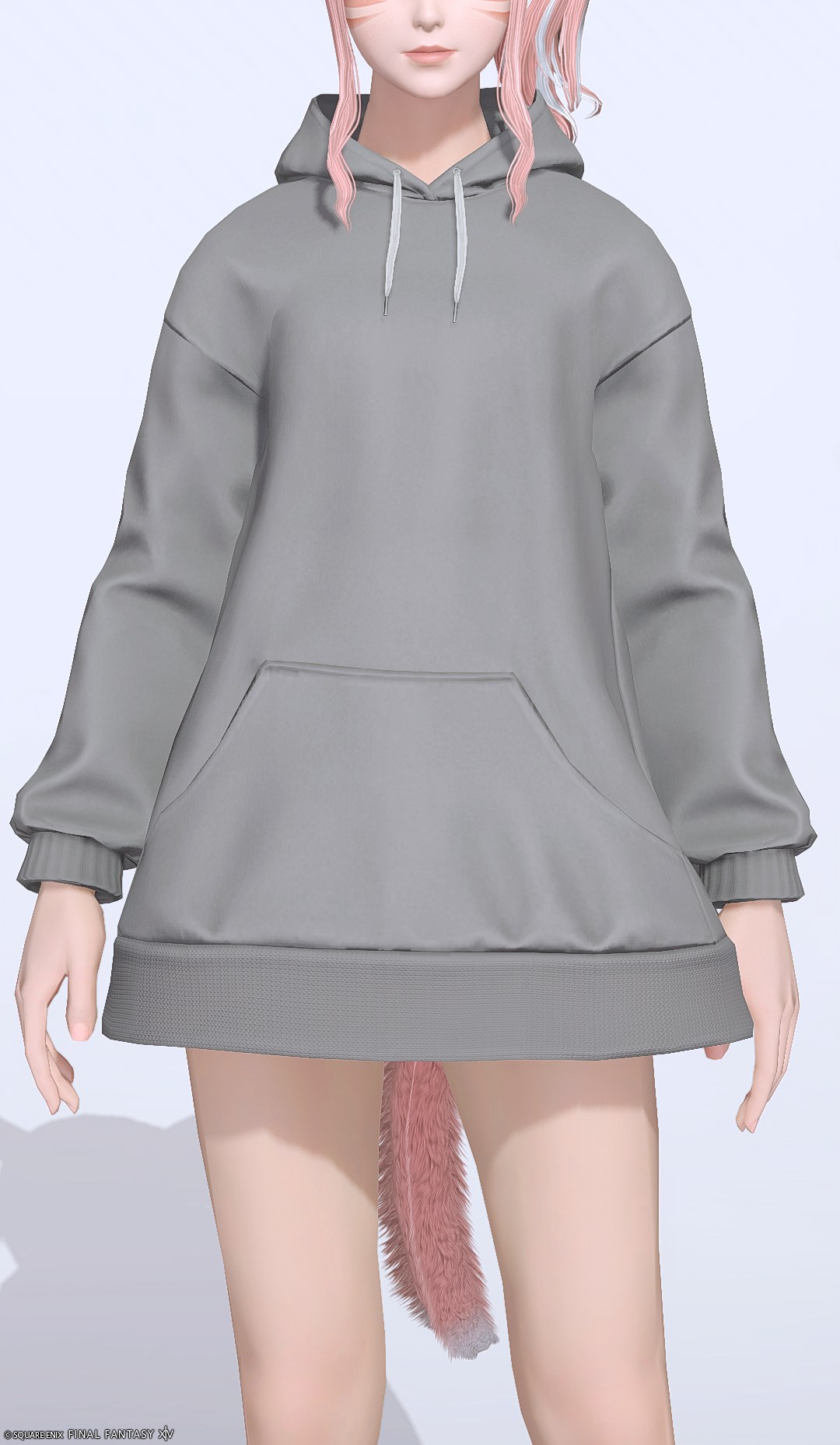 プレーンフーディー:オーバーサイズ | FF14ミラプリ - Oversized Plain Hooded Tunic - フード