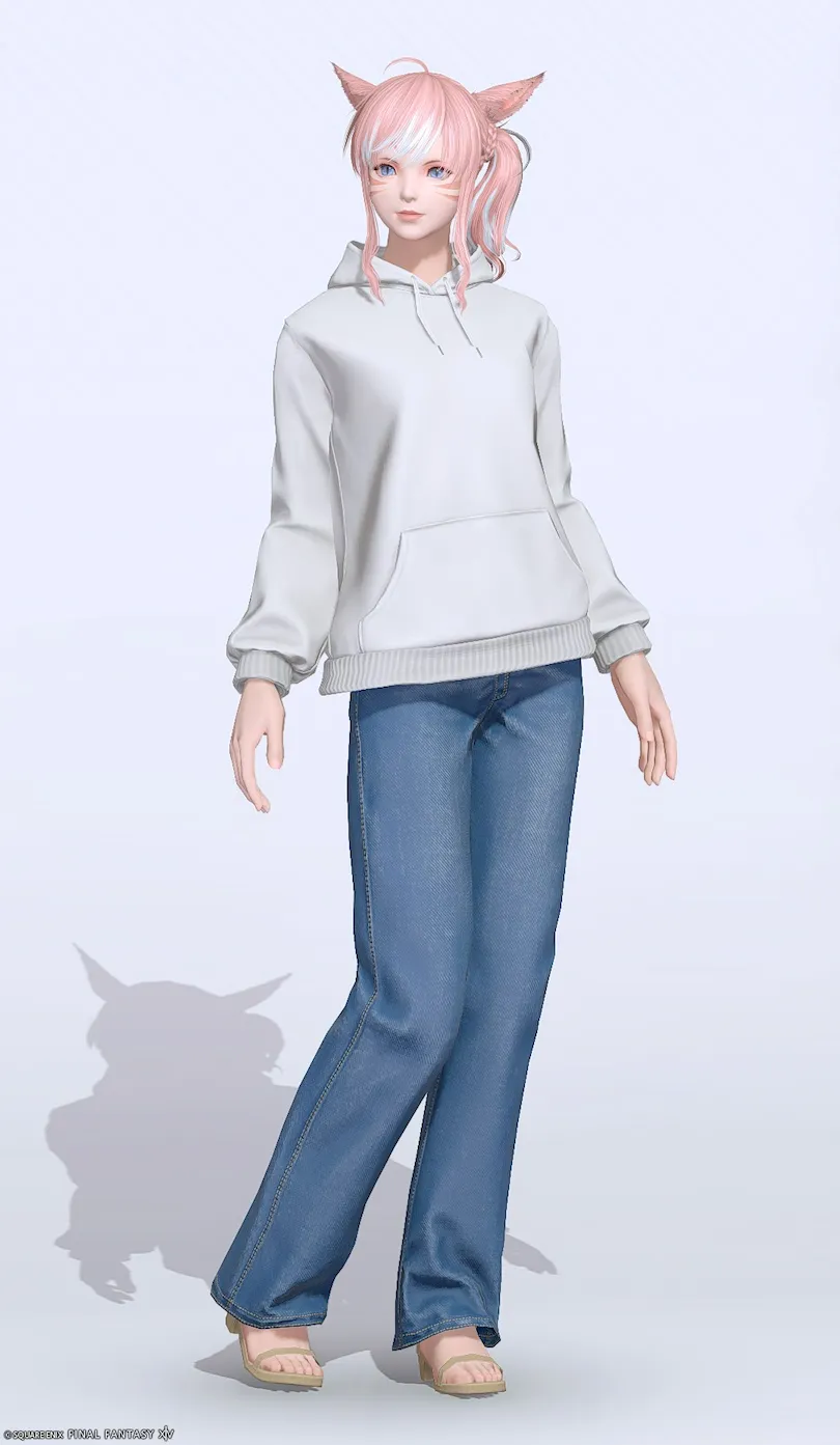 【FF14】プレーンフーディー装備👗各種族での見た目・入手方法【宝の地図G18】