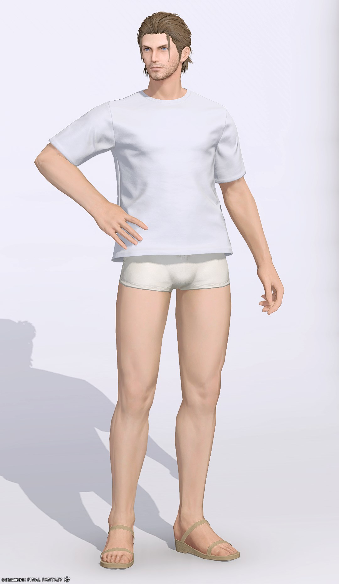【FF14】プレーン・デイリーチュニック装備👗各種族での見た目・入手方法【Tシャツ】