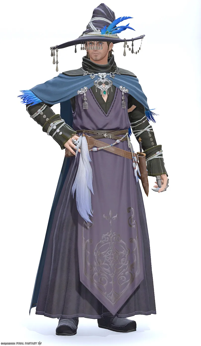 【FF14】プレマジテック・キャスター（黒魔道士・召喚士・赤魔道士・ピクトマンサー・青魔道士）装備の見た目
