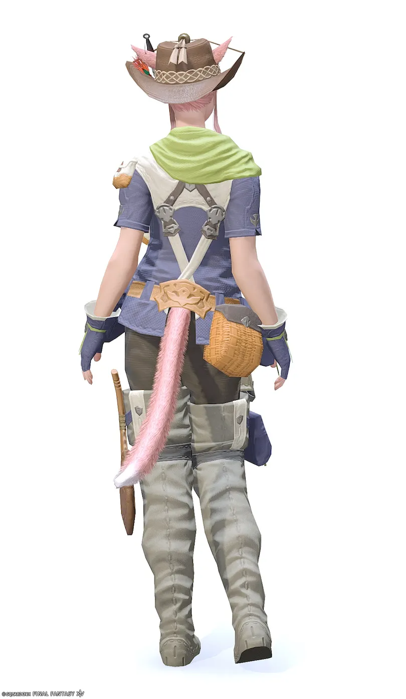 ミラプリ「フィッシャー」装備ミコッテでの見た目紹介2