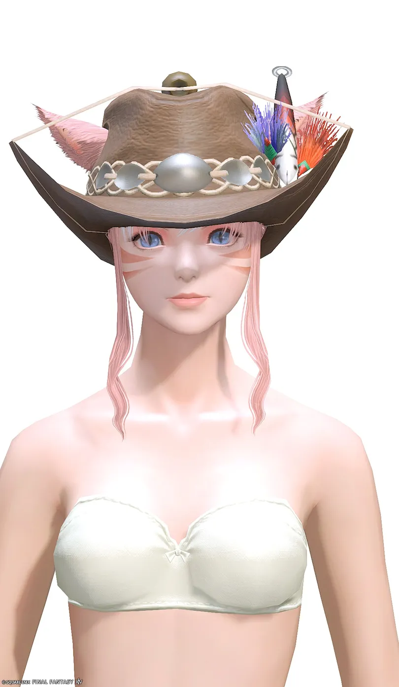 ミラプリ「フィッシャーハット」装備ミコッテでの見た目紹介3