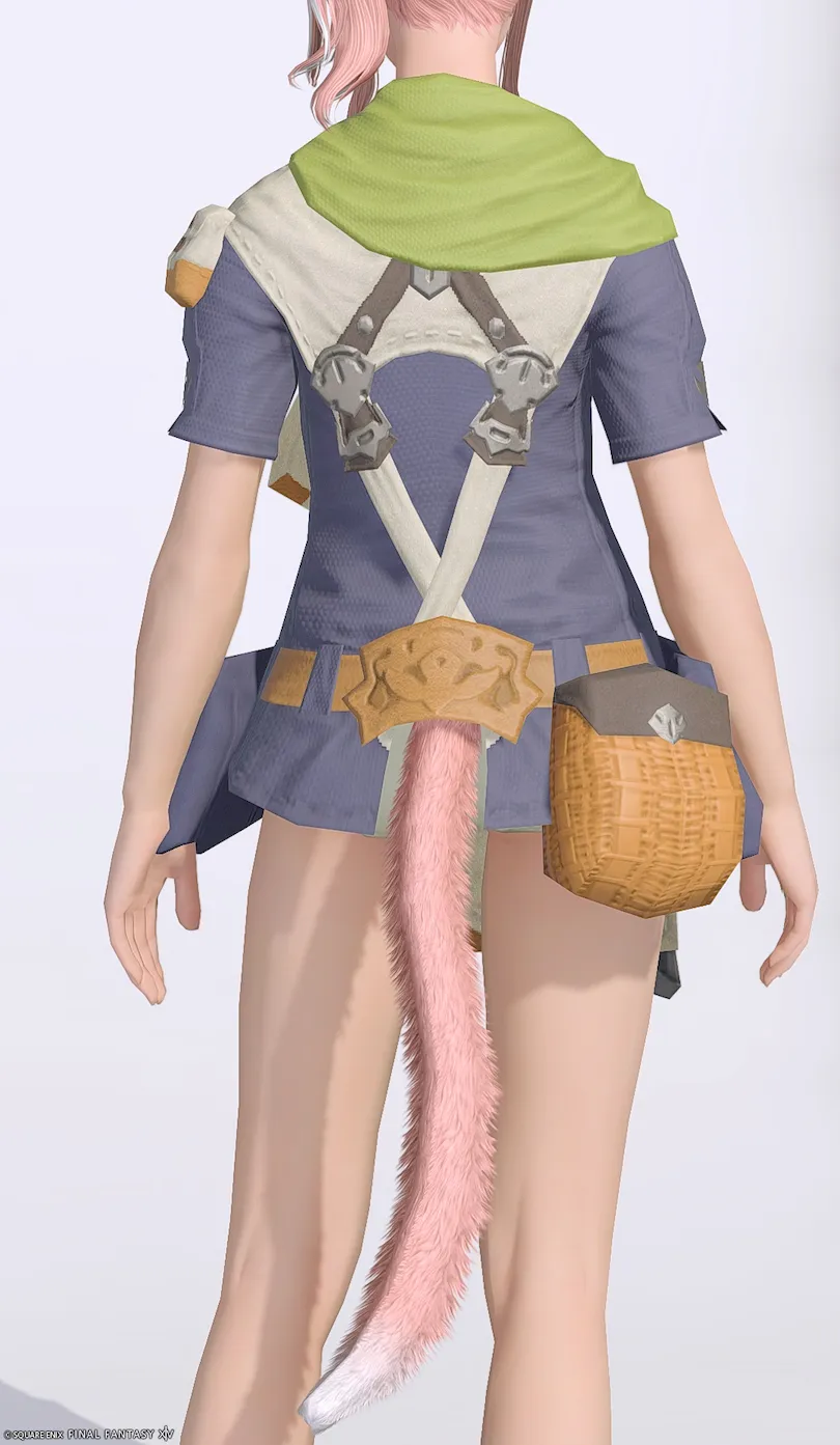 ミラプリ「フィッシャーシャツ」装備ミコッテでの見た目紹介9