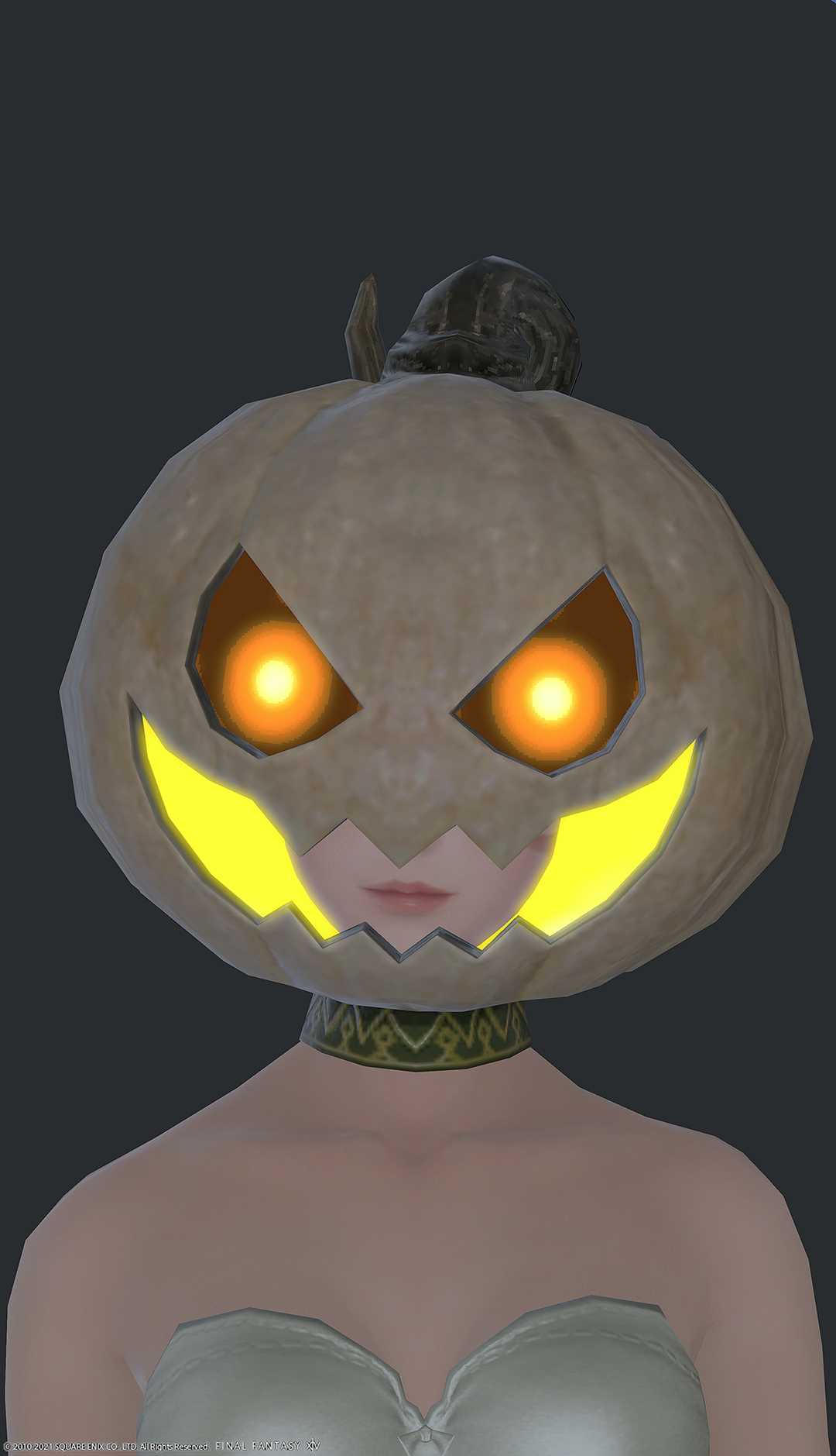 ホワイトパンプキンヘッド | FF14ミラプリ - White Pumpkin Head - 着ぐるみ・スーツ