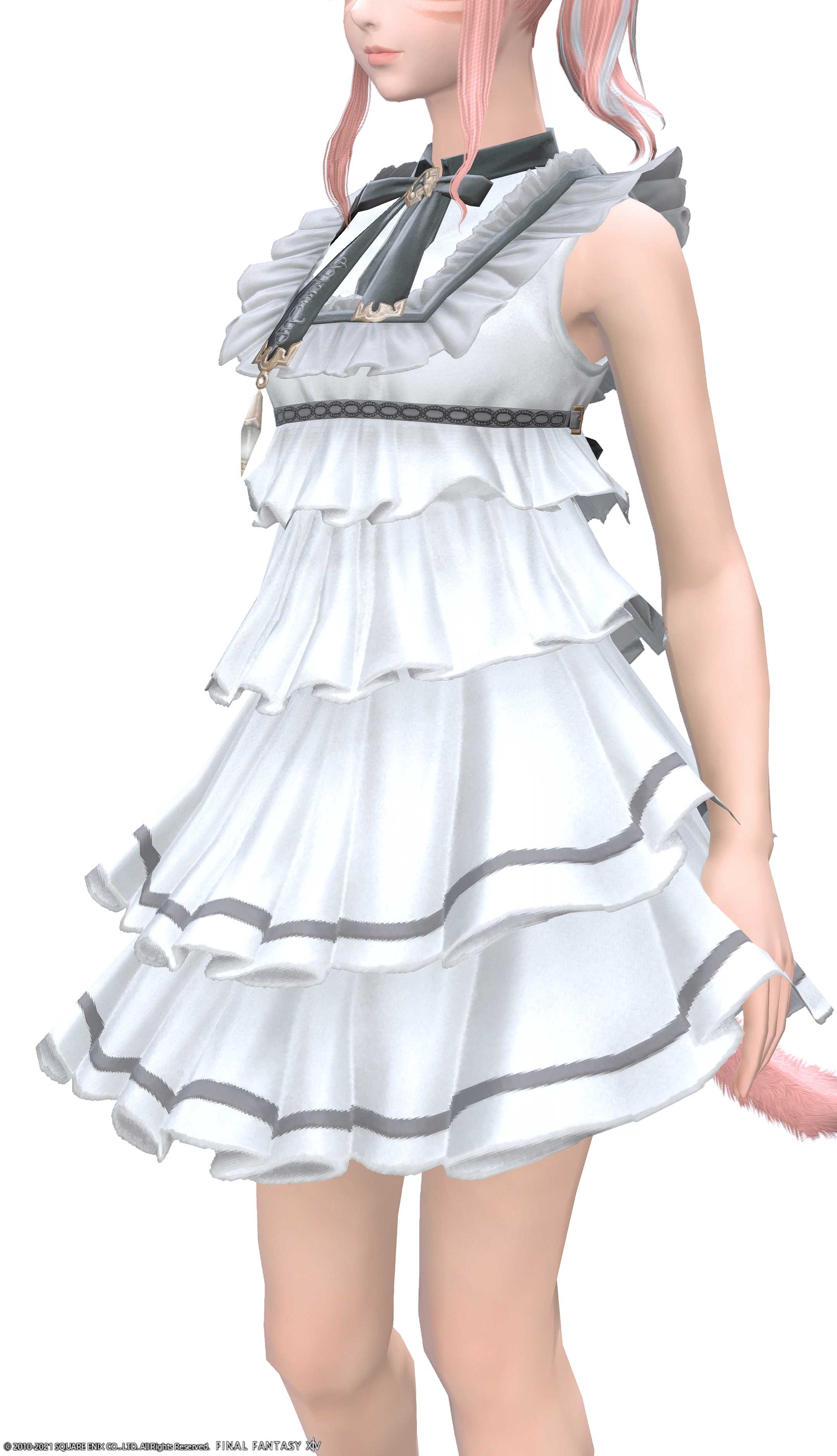 クウェインチュレル・ラッフルドレス | FF14ミラプリ - Quaintrelle's Ruffled Dress - ワンピース・ドレス